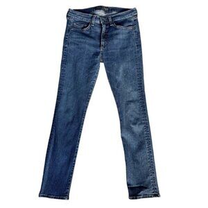 VERONICA BEARD Women's Sz 27 Kate 10" Crop Classic Wash Jeans